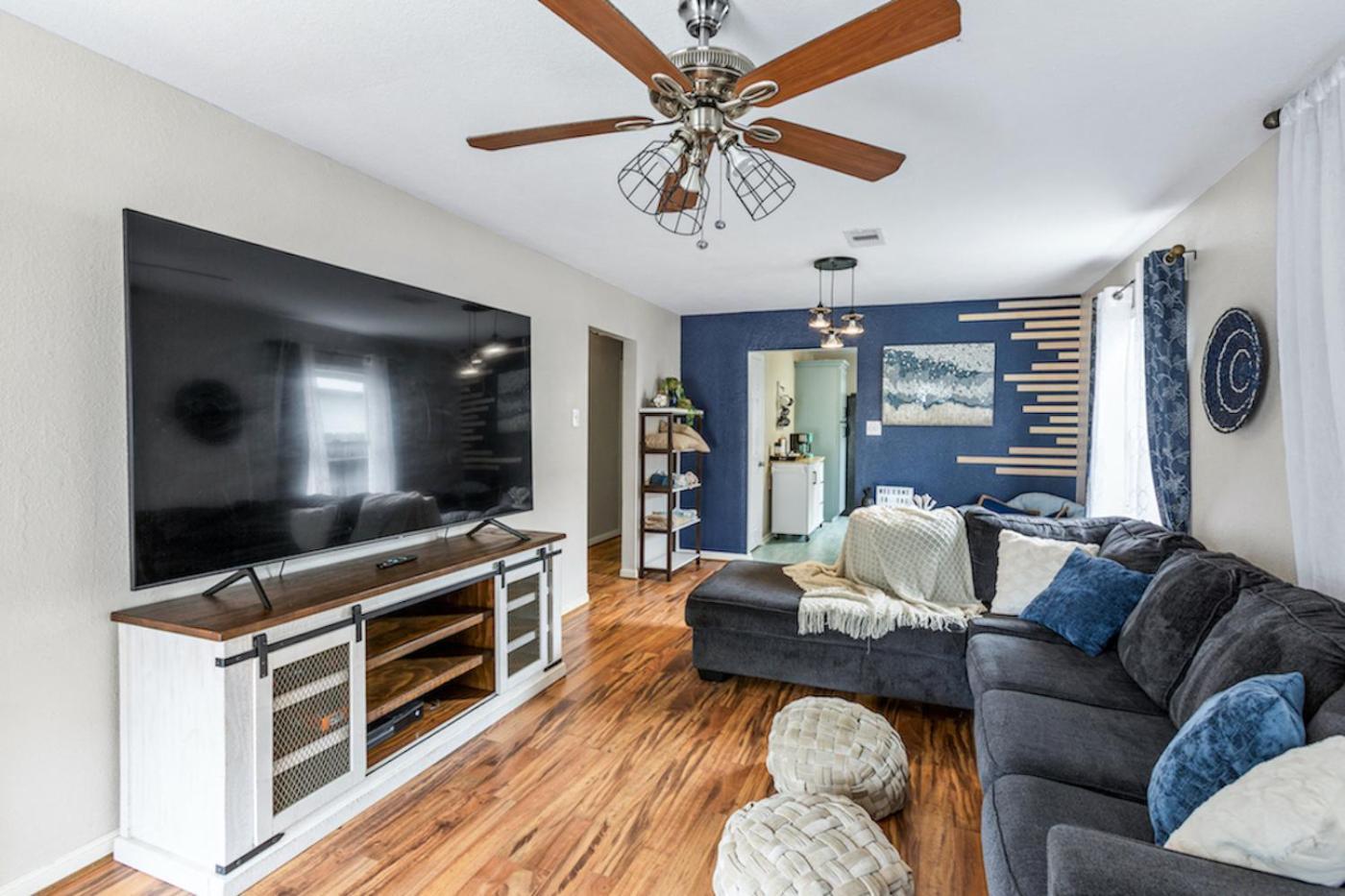 The Blue Oasis With Handicap Ramp Access Dog Friendly & Cowboy Pool Galveston Exterior foto